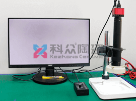 99氧化鋁陶瓷葉片顯微鏡檢測