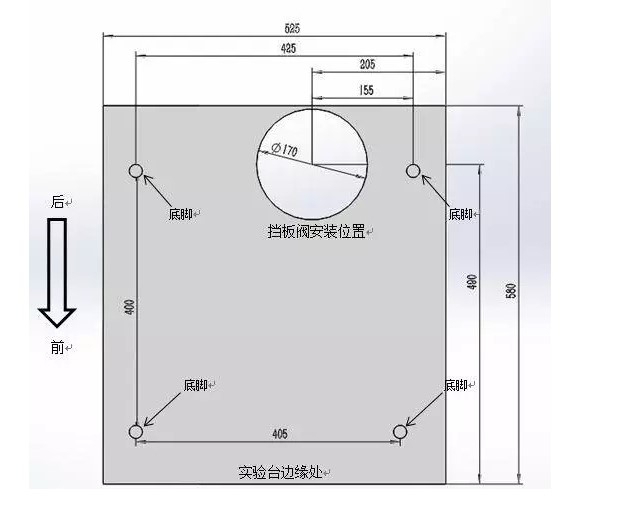 直讀光譜儀實(shí)驗(yàn)臺尺寸