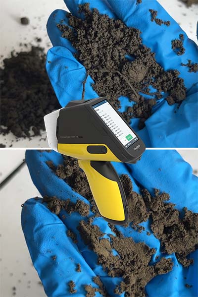 手持式光譜儀檢測土壤中重金屬含量